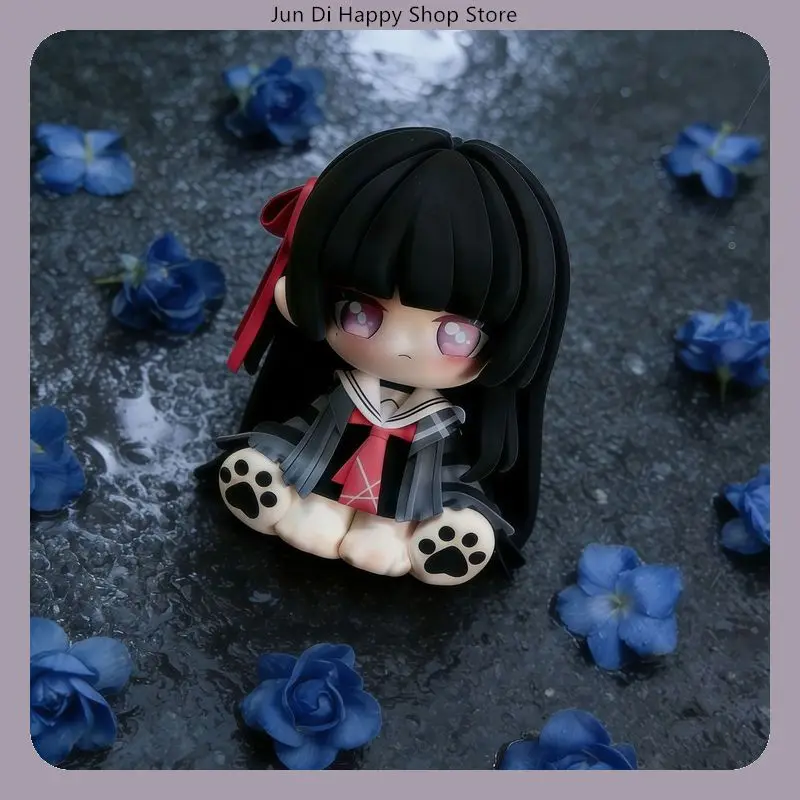 5cm Wuthering Waves Chisa Cute Version Sitting Pose Anime Figure Model Statue Collection Desktop Decoration Ornament Toy Gift