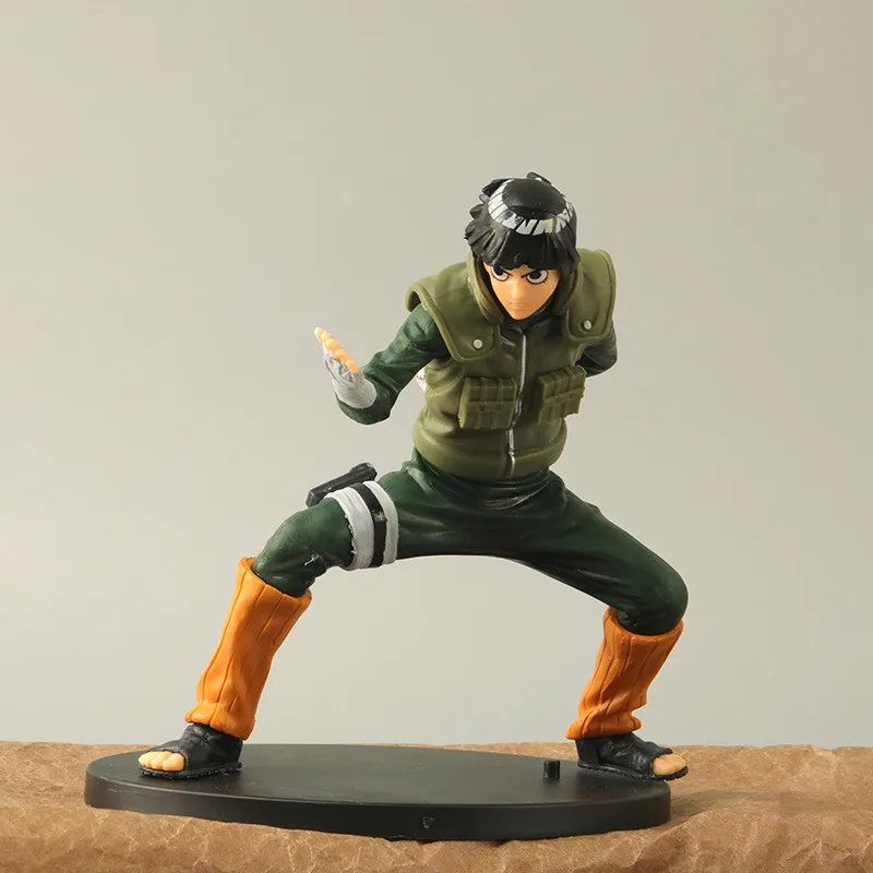 16cm Naruto Anime Figure Rock Lee Hyuuga Hinata Roubu Double Lion Fist Fighting Action Figure Collection Model Doll toys hobbie - Image 3