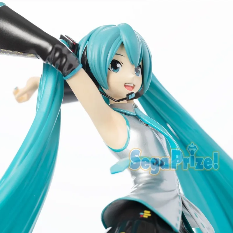 SEGA Original Genuine Hatsune Miku Project Diva Mega 39’s SPM Figure Diva 10th Anniversary 25cm Collection Model Toy Figure Gift