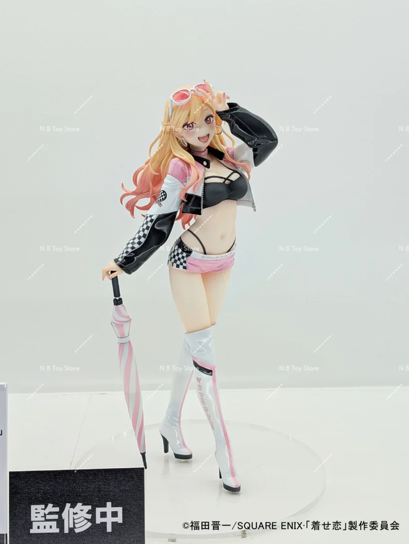 Original ANIPLEX My Dress-Up Darling 23cm Marin Kitakawa Racing Girl Collection of Action Figures Model Birthday Gifts Statuette - Image 4