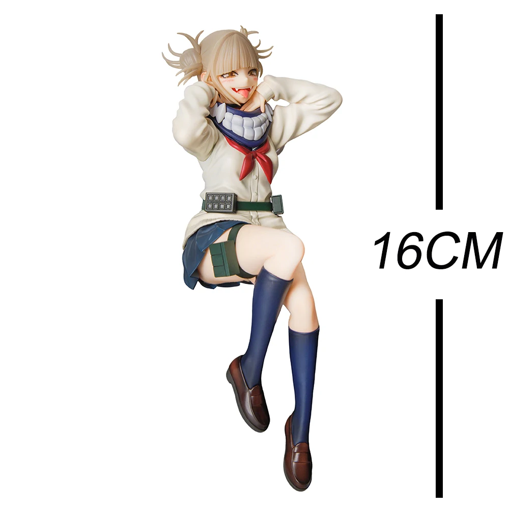 Anime MHA Figure Toga Himiko Action Figures Standing Toga Himiko Figurine PVC Beauty Models Look Up Figure Toga Himiko Toys 16CM