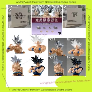 TKCUSTOM TK TK013 TK014 TK015 K016 Dragon Ball SHF Ultra Instinct Son Goku 3.0 Heads Custom Headsculpt Set Action Figures Toys