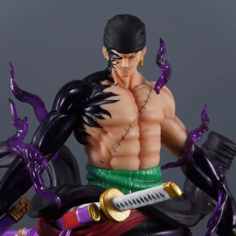 One Piece Anime Figure 24cm Roronoa Zoro Figurine Double-Pole Pvc Action Figure Model Collection Decoration Toys Gift - Image 3