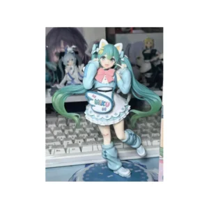 100% Genuine Taito Hatsune Miku Fantasy Hatsune Fashion Pvc Anime Figure Model Collector Desktop Ornament Toy Gift In Stock