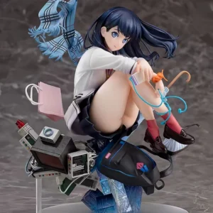 Hot 18cm Ssss Gridman Anime Figure Takarada Rikka Statue Pvc Gk Statue Figurine Model Doll Collection Room Decora Desk Gift Toys