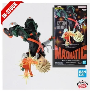 Spot SaleOriginal Genuine Model BANPRESTO Maximatic My Hero Academia 17cm Katsuki Bakugo Figure Model Anime Seriesin Stock