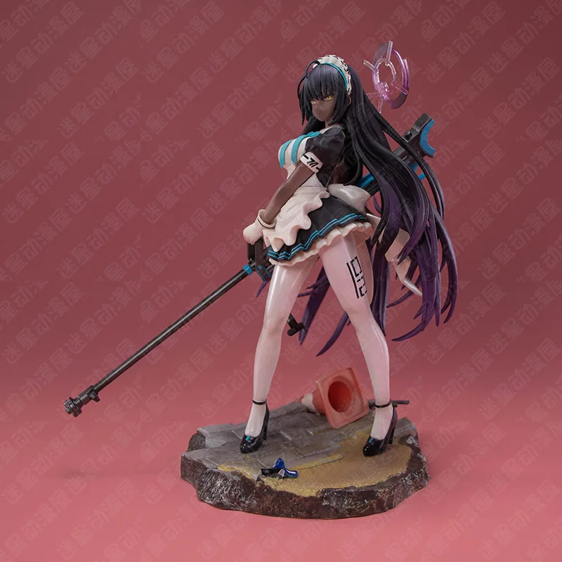 Blue Archive Anime Figure 1/7 Scale Kakudate Karin Sniper Beautiful Girl Maid Outfit Pvc Collectible Boxed For Anime Fans