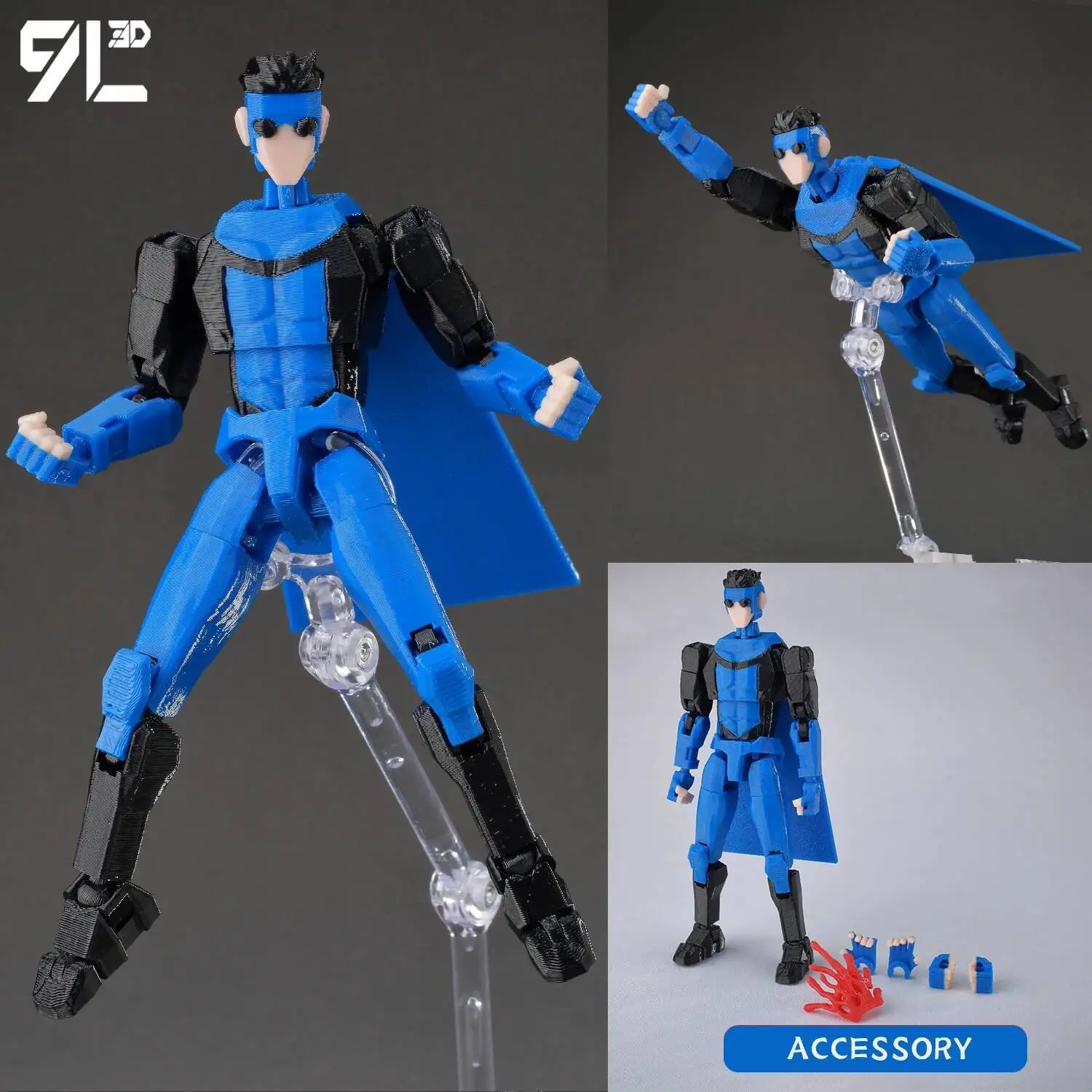 9L3D Printed Superheroes Invincible 2.0 Anime Multi-Jointed Shapeshift Toys Action Figures Mannequin Model Ornaments Gifts - Image 27