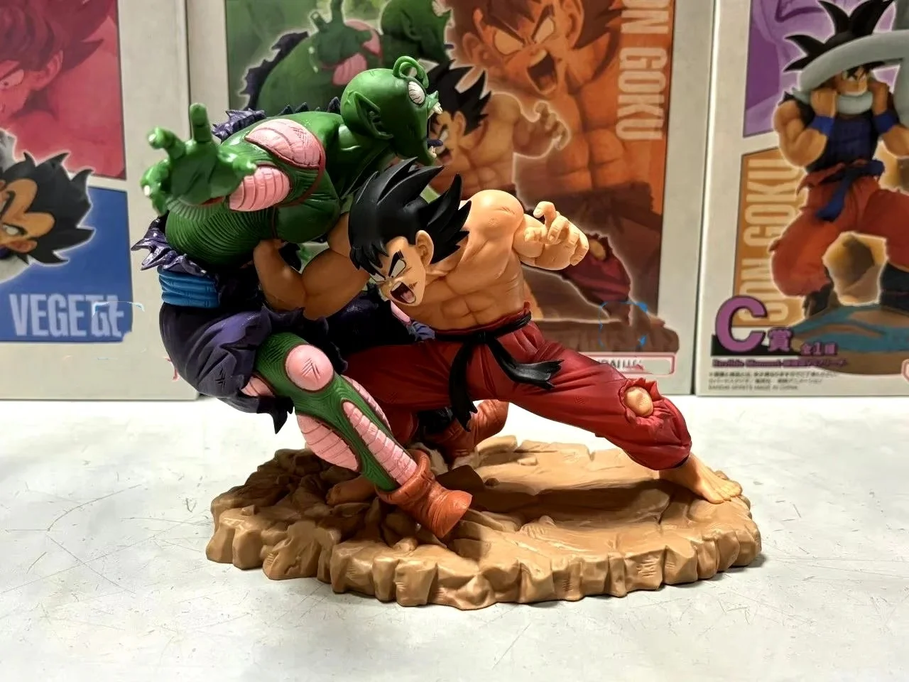 Dragon Ball Z Figure Gk Son Goku Vs Piccolo Figure Ichiban Kuji Anime Figure Anime Action Gk Statue Decor Figurine Toy Xmas Gift
