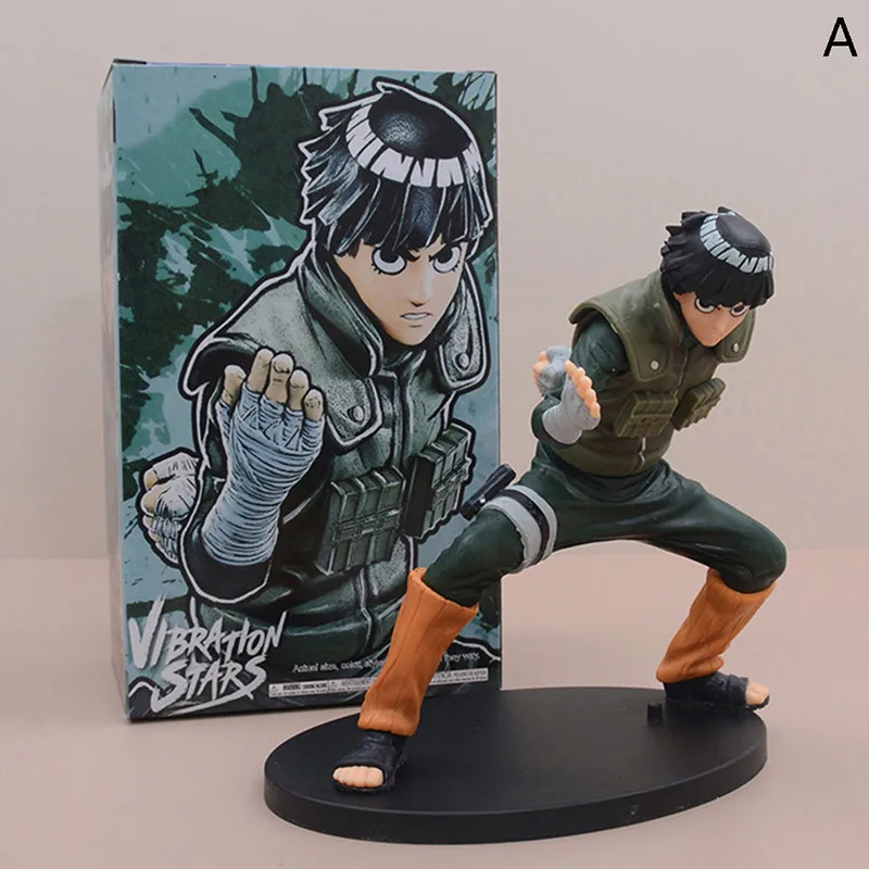 16cm Naruto Anime Figure Rock Lee Hyuuga Hinata Roubu Double Lion Fist Fighting Action Figure Collection Model Doll toys hobbie - Image 8