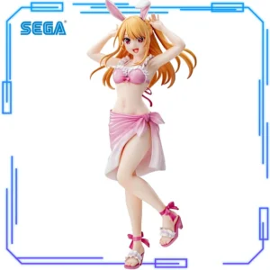 In Stock SEGA Original Genuine Anime Oshi No Ko Hoshino Ruby Swimsuit Rabbit Ears Luminasta 18cm Collections Model Toy Figures
