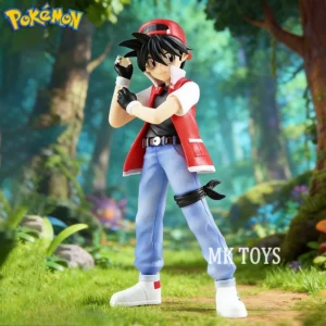 8cm/3.15in Anime Pokemen Figure Red Ash Ketchum Action Figures Pvc Collection Model Toys for Children Gifts