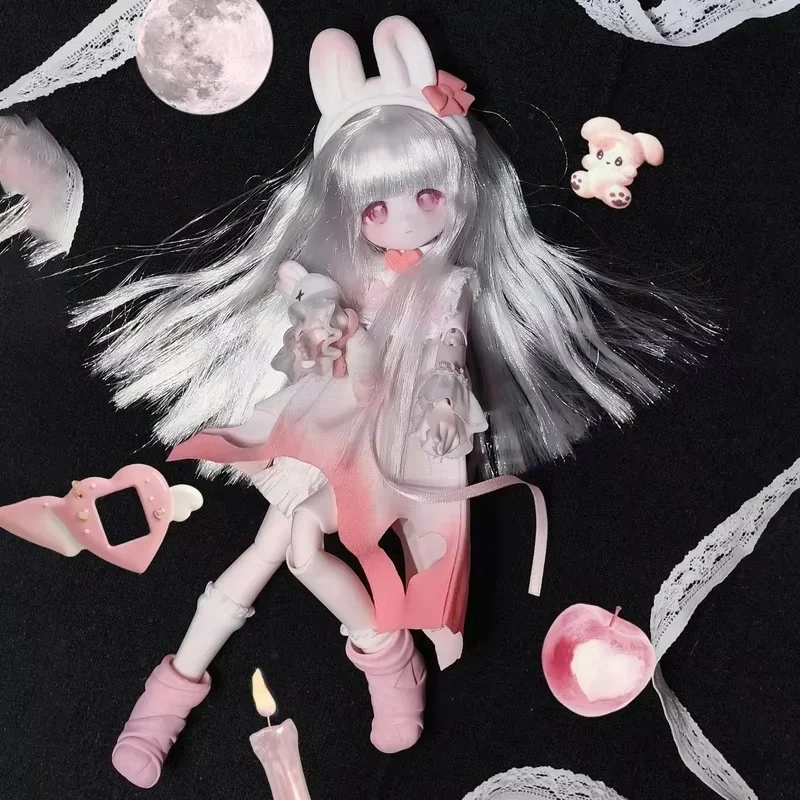 New Lovely Inedible 8 Points Hair Transplant Bjd Doll Blind Box Action Figure Collection Desktop Ornament Fashion Trend Gift