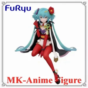 Original Genuine Model FuRyu Noodle Stopper Hatsune Miku 15cm Flower Fairy Camellia Anime Figures Action Figure Gift Figurine