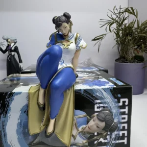 15cm Hot Street Fighter 6 Chun-Li Action Figure Ryu Anime PVC Statue GK Collectible Toys Desktop Decorative Boys Birthday Gifts