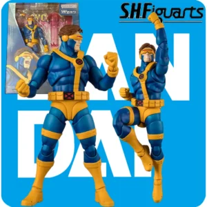 100% Authentic In Stock Genuine Bandai S.H.Figuarts Marvel Cyclops (Game Version) Action Figure Collection Model Toy