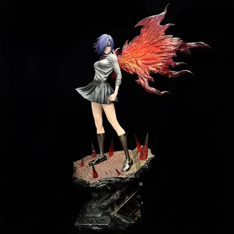 37CM GK Tokyo Ghoul Kirishima TÅka Double Headed Form Action Figures Anime Statue Desktop Ornament Girl Collectible Toys Gifts - Image 4