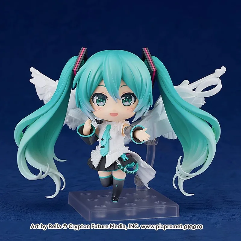 GSC Original Genuine Vocaloid Hatsune Miku Nendoroid 2222 Happy 16th Birthday Ver 10cm Anime Collections Model Toy Figures Gifts