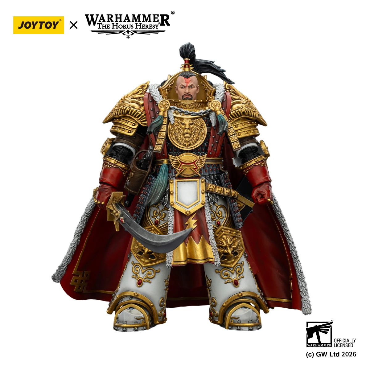 JOYTOY Warhammer “The Horus Heresy” White Scars Jaghatai Khan Primarch of the Vth Legion MKIll Tactical Legionary