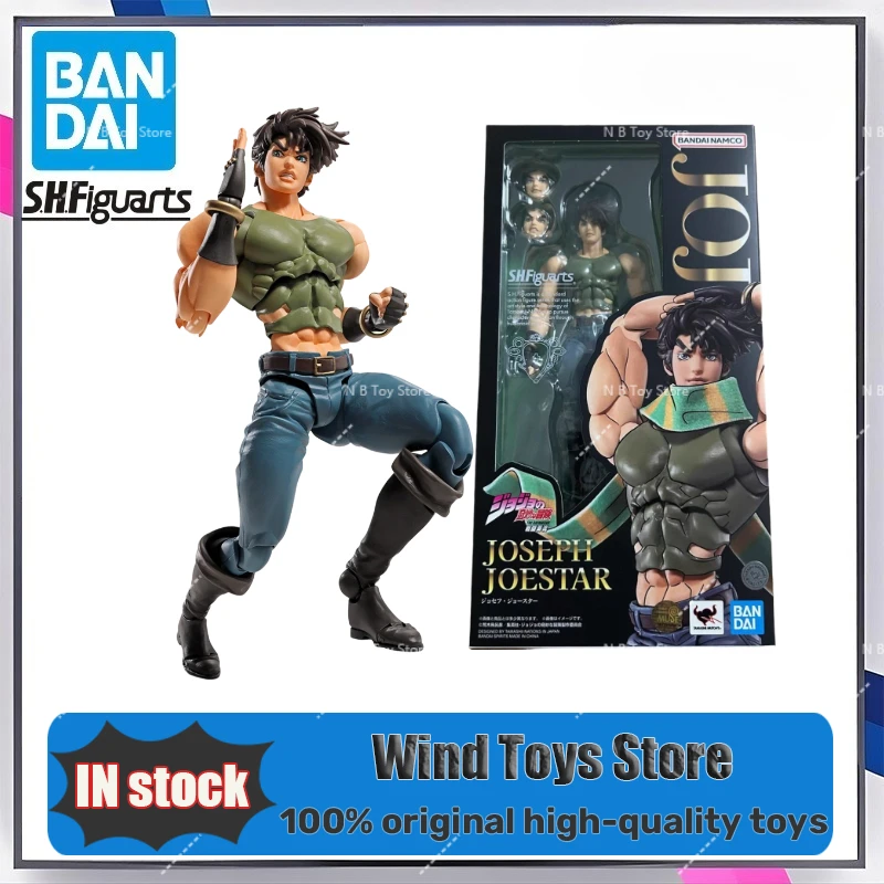 48-hour Shipping Bandai S.H.Figuarts JoJo's Bizarre Adventure Jotaro Jonathan Joseph PVC and ABS Articulated Action Figure