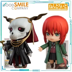 GSC Genuine NENDOROID Series The Ancient Magus Bride 2174 Feathered Bird Wisdom World and 2132 Elias Enzworth Mobile Model Toy