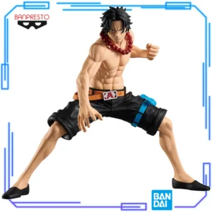 In Stock Bandai Original Genuine Banpresto Anime One Piece Grandista Portgas D. Ace 20cm Collections Model Toy Figures Xmas Gift