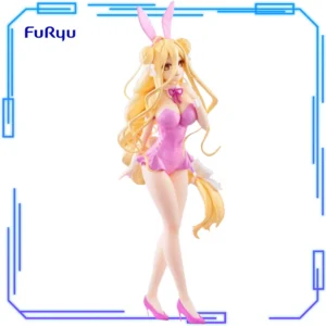 In Stock FuRyu Original Genuine Anime DATE ALIVE IV BiCute Bunnies Figure Hoshimiya Mukuro Pink Ver. 27cm Model Toy Figures Gift