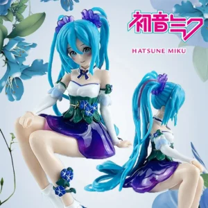 15cm Anime Figure Hatsune Miku Morning Glory Fairy Noodle Stopper Miku Action Figure PVC Collection Model Ornament Toys Gifts