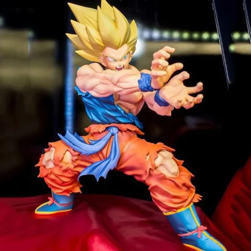 18CM Dragon Ball Z Super Saiyan Blue Gogeta Figure Toys Anime DBZ PVC Figurines Collection Model Desktop Decoraction Gifts Kids - Image 5