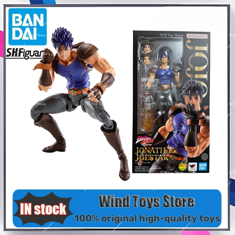 48-hour Shipping Bandai S.H.Figuarts JoJo's Bizarre Adventure Jotaro Jonathan Joseph PVC and ABS Articulated Action Figure - Image 4