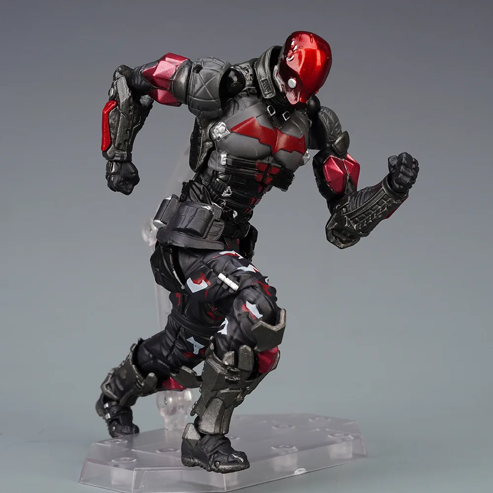 AMAZING YAMAGUCHI Arkham Knight Batman Red Hood Robin Jason Todd Figuarts Game KAIYODO Action Figure Model Toy Collection Gift