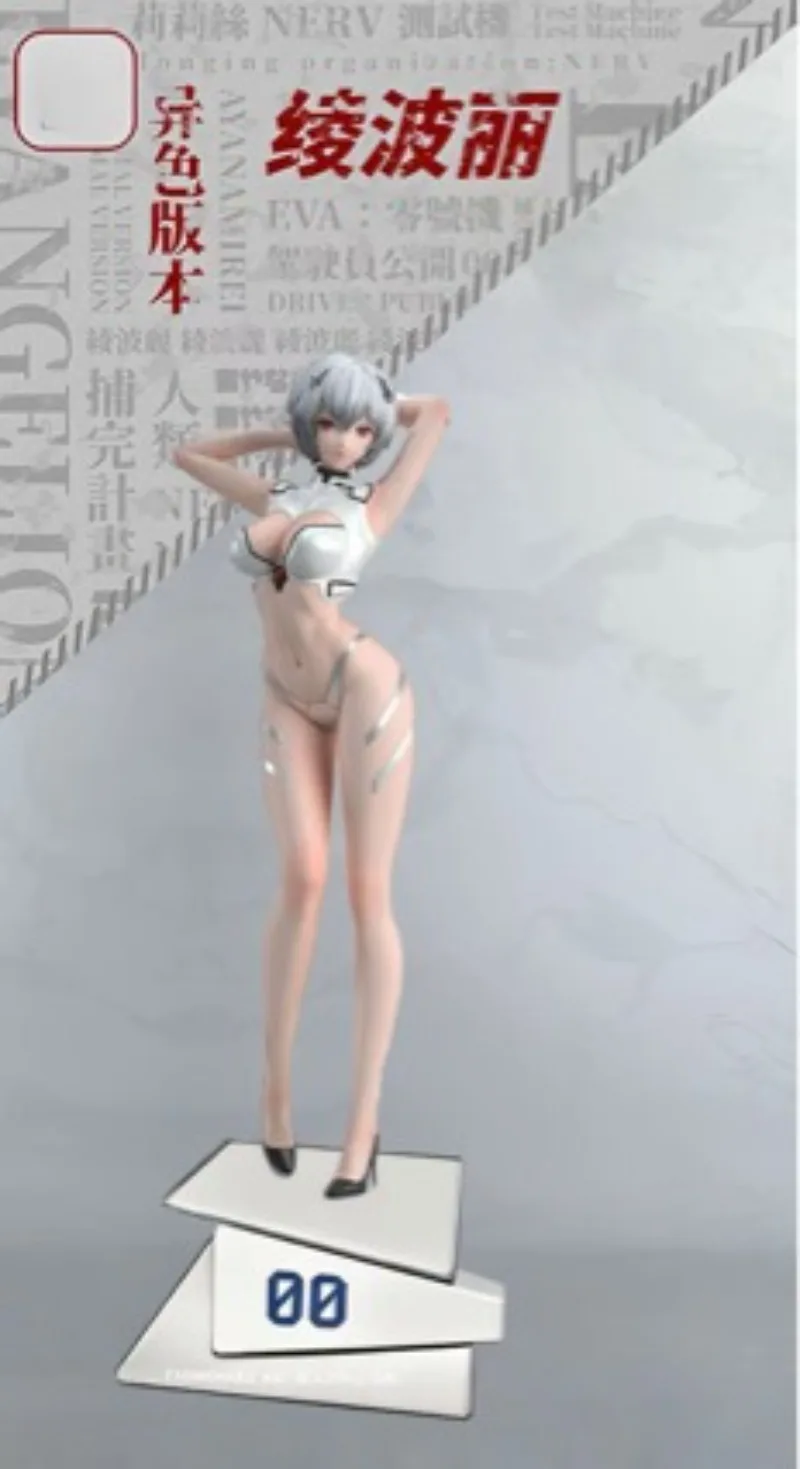 Hot Selling New Rei Ayanami Short Hair Resin Anime Figure Bishoujo Collectible Model PCCase DesktopDecor Birthday Gift AnimeFans
