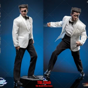 In Stock Soosootoys SST-082 1/6 Scale Eyepatch Logan White Suit Gambler 12-inch Full Set Action Figure Male Soldier Toys