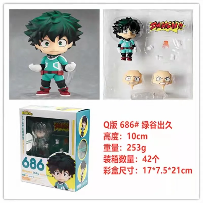 Kawaii Shoto Todoroki My Hero Academia Chibi Q-Version Action Figure Collectible Model Good Smile Company For Anime Fans - Image 8