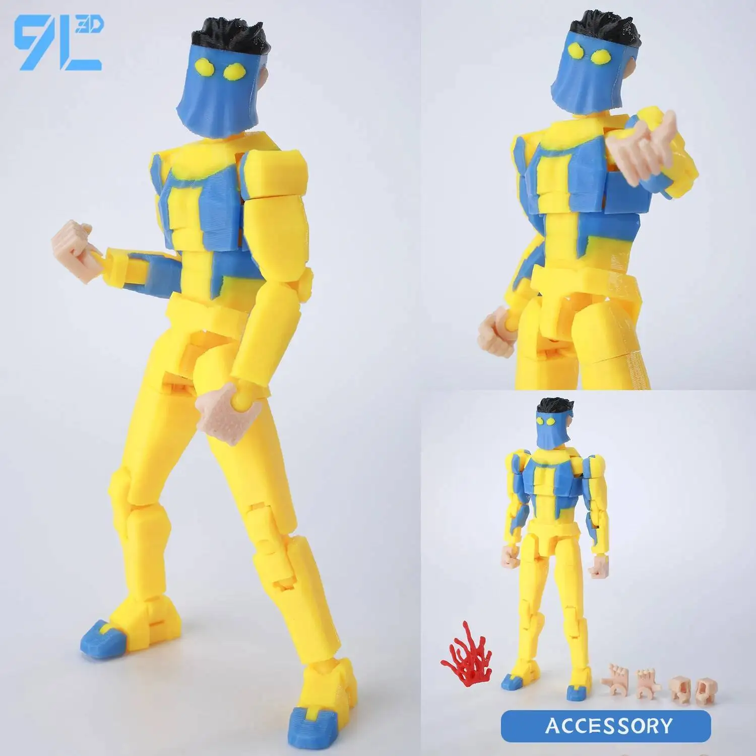 9L3D Printed Superheroes Invincible 2.0 Anime Multi-Jointed Shapeshift Toys Action Figures Mannequin Model Ornaments Gifts - Image 8