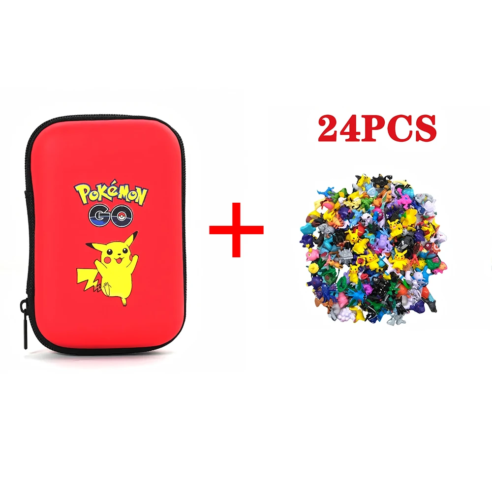 144 Pocket Monsters Toy Anime Pikachu Action Doll Storage Bag Flash Card Collection Bag Children's Christmas Gift - Image 4