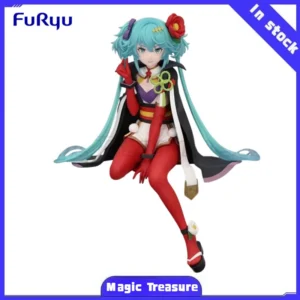 【MT】Original FuRyu Flower Fairy Noodle Stopper Figure Piapro Characters Hatsune Miku Camellia Flower Figure Toy
