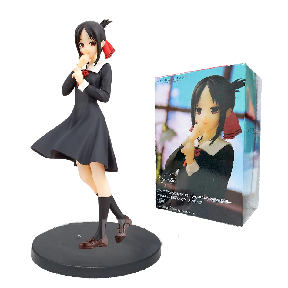 18CM Anime Game Figure Kaguya-sama Love Is War Fujiwara Chika Uniform Model Dolls Kawaii Girl Figure Japanese Dolls Decoration - Image 10