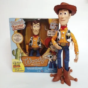 Hot 40cm Disney Pixar Toy Story Woody Action Figures English Movie Sound Character Doll Cloth Cowboy Birthday Gift For Children