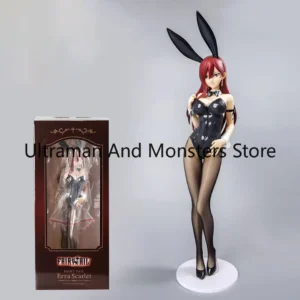 Fairy Tail Erza Scarlet B-style 1/4 Bunny Ver FREEing Japanese Anime Figures PVC Action Figure Toy Game Collectible Model Doll