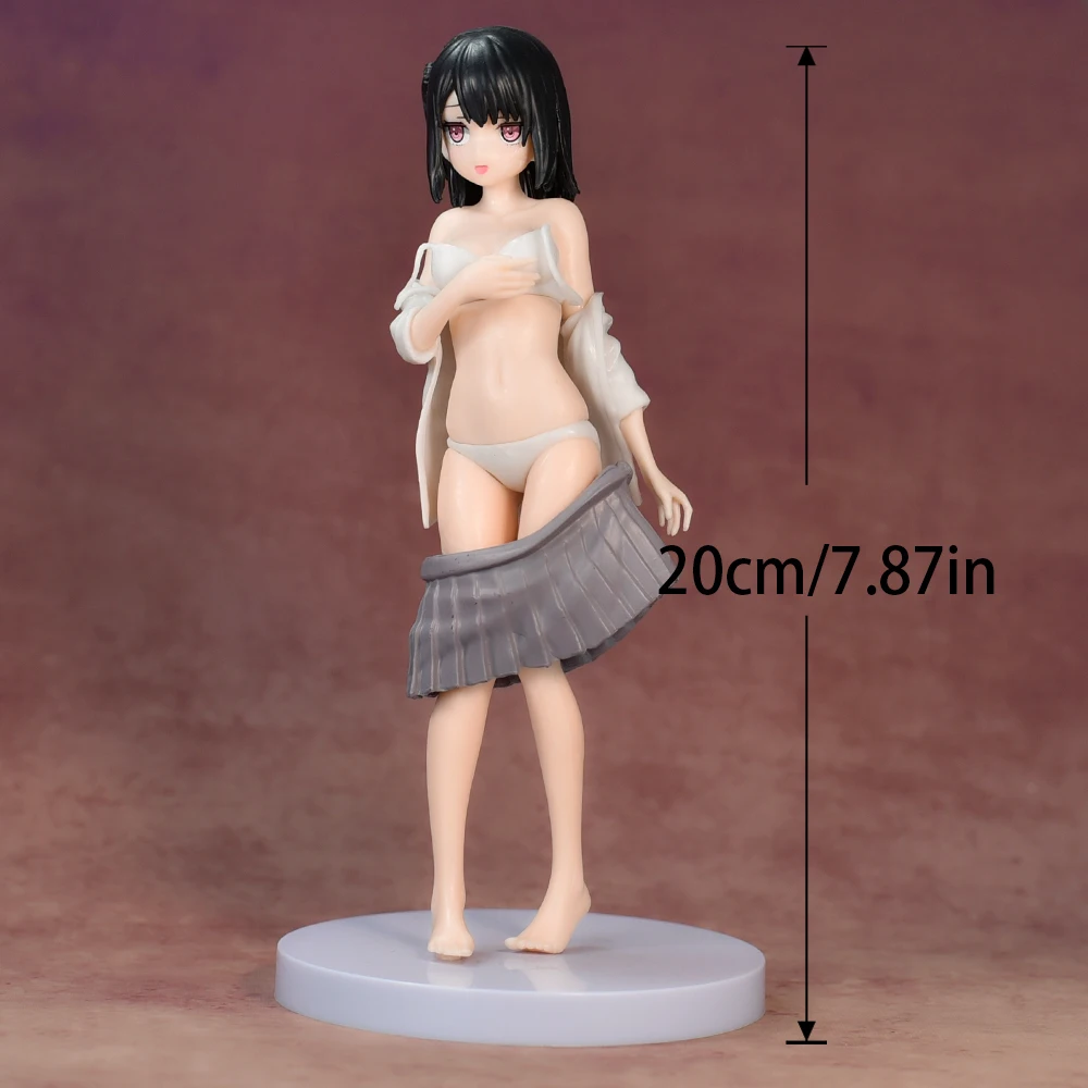 20cm Bfull FOTS JAPAN Anime Figure Bfull More Check Shizuku Sexy Girl Action Figure collectible Model Doll Toy Gift