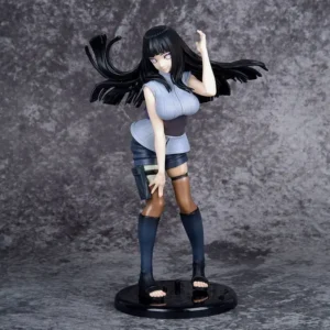 Naruto Shippuden HinataHinata Anime Figure 28cm Movable Combat Pose PVC Limited Collectible Model Doll Toy Gift for Anime Fans