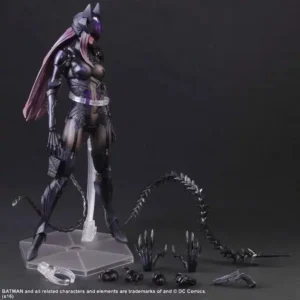 Play Arts Catwoman Action Figure - DC Comics Reform Tetsuya Nomura Design Hand-Made Movable Doll Statue Model Collectible Toy