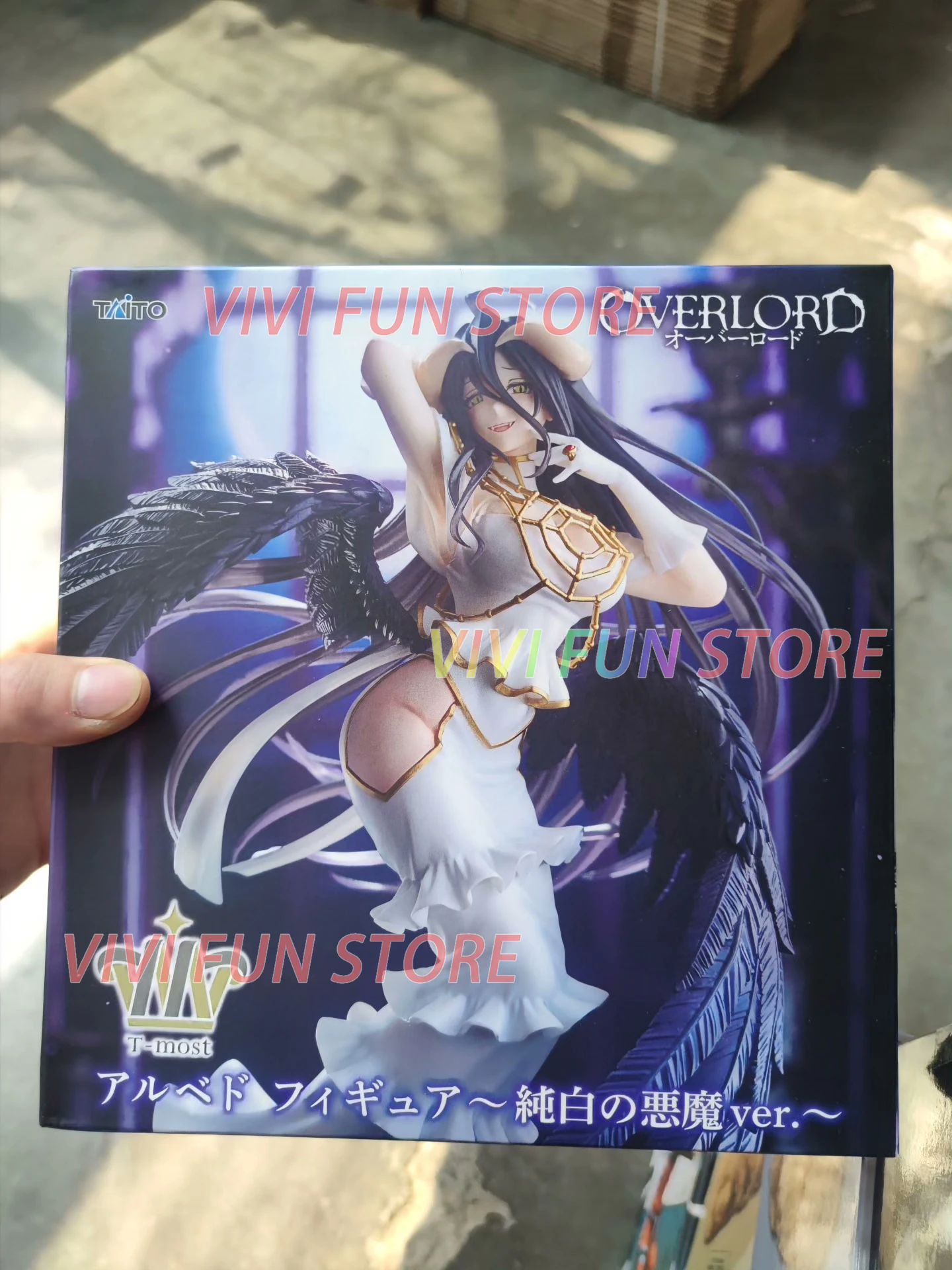 In Stock TAITO T-most OVERLORD Albedo Pure White Devil ver. Model Toys 29cm Beautiful girl Model Static ornaments - Image 5