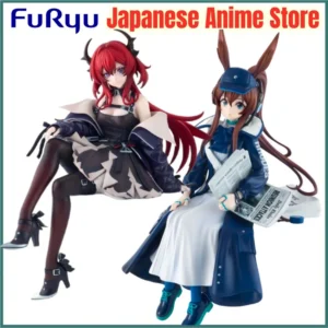 Original Furyu Arknights Anime Amiya & Surtr Noodle Stopper Action Figurine Model Figuarts Collector Decoration Toys