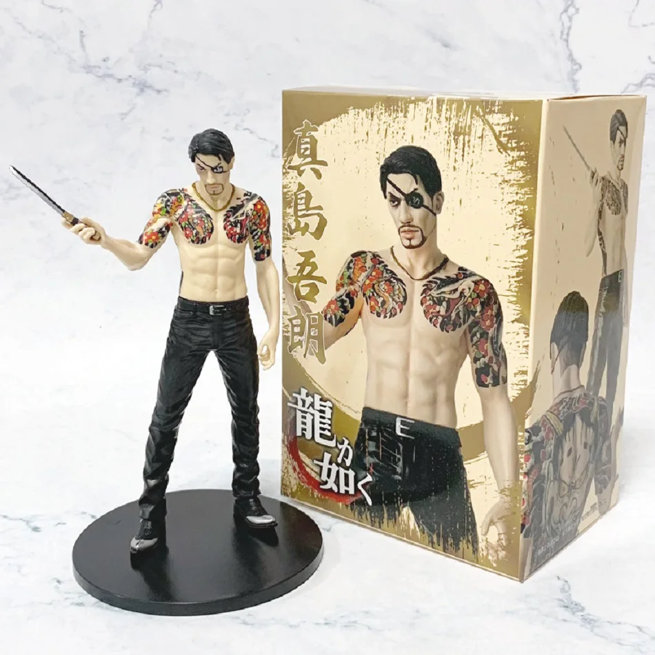 17cm YAKUZA Yakuza Figure Kiryu Kazuma Goro Majima Action Anime Figure Adventure fighting game Peripheral PVC Model Toy Gifts