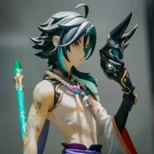 Anime Figure Genshin Impact Xiao Vigilant Yaksha Genshin Impact Klee Action Figure Paimon Qiqi Figure Collectible Doll Toys