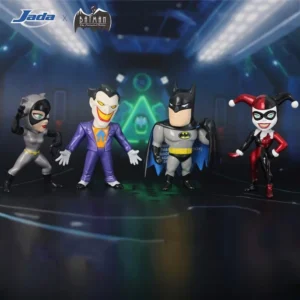 Jada 2.5-inch Metalfigs DC Comic Batman Catwoman Joker Harley Quinn Die-Cast Gifts Toy Model Anime Figures Collect Ornaments