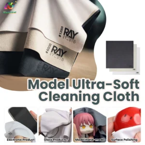 RAYSTUDIO Model Ultra-soft Polishing Cloth #3000 #6000 #12000 Model Figure Cleaning Cloth Extra Large size 300mm*300mm
