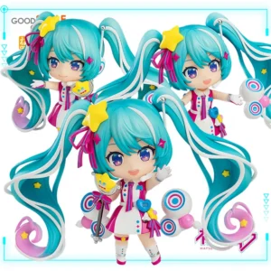 GSC Original Genuine Vocaloid Hatsune Miku Nendoroid 2139 Magical Mirai 10th Ver 10cm Anime Collections Model Toy Figures Gifts